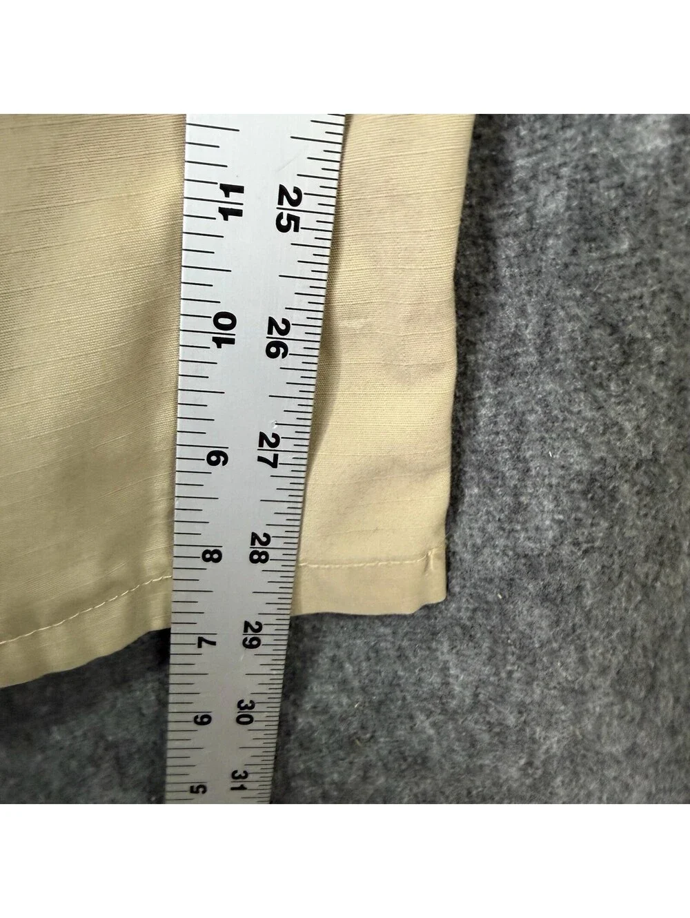 5.11 Tactical Cargo Pants Mens 36x30 Beige Elastic Waist Work Utility Hiking
